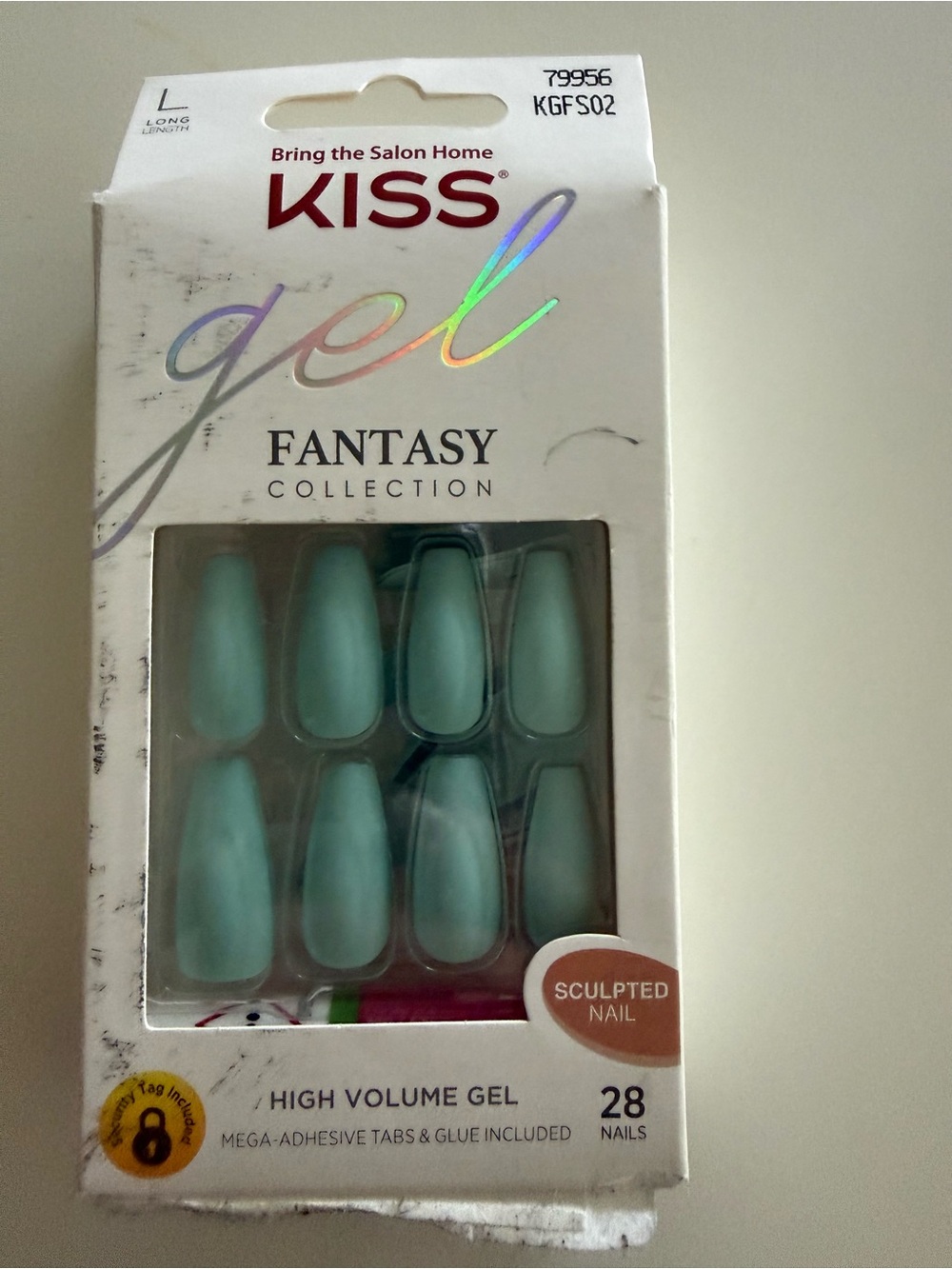 Kiss Gel Fantasy Press-On Nails in Mint